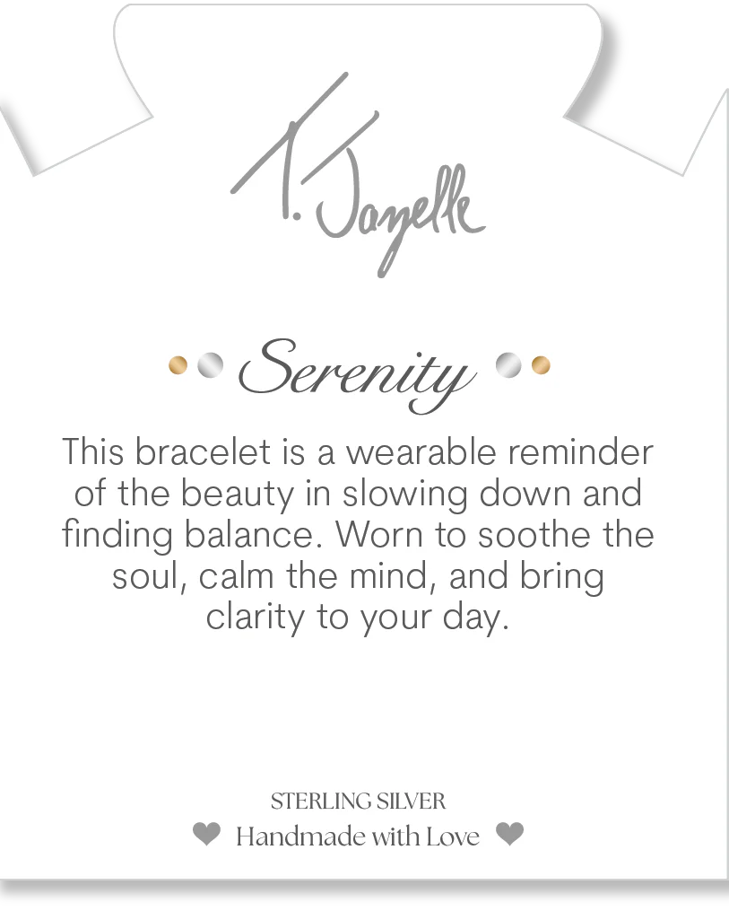Serenity Collection- Stainless Steel Gemstone Bracelet - Image 2