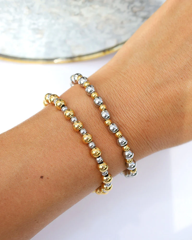 Serenity Collection- Stainless Steel Gemstone Bracelet - Image 7