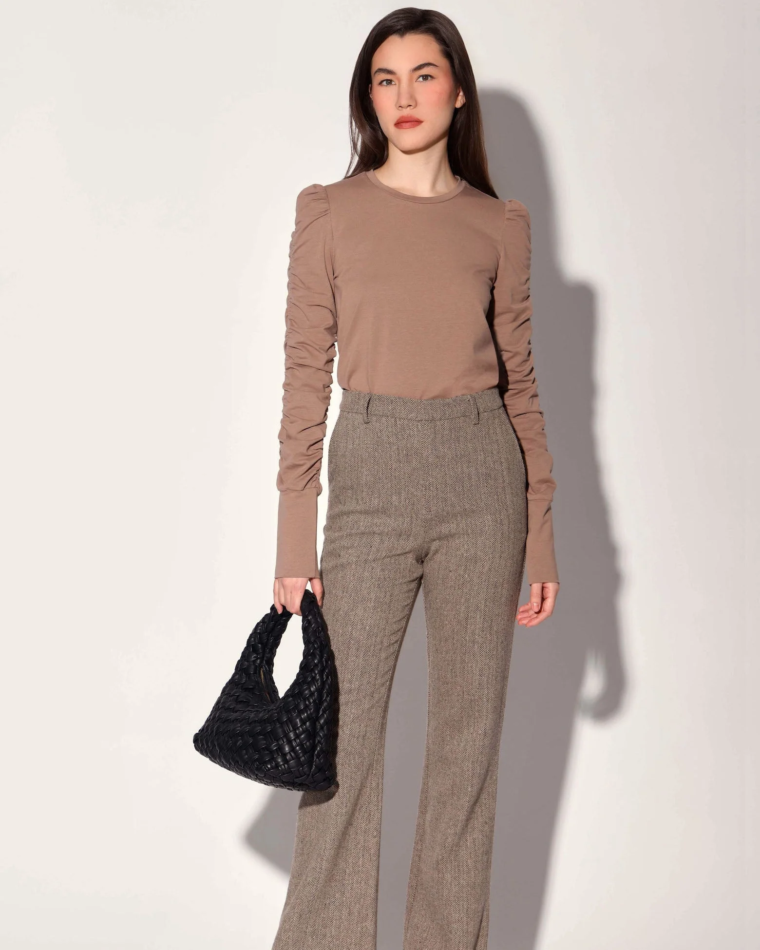 Shane Pant, Brown Herringbone - Image 2