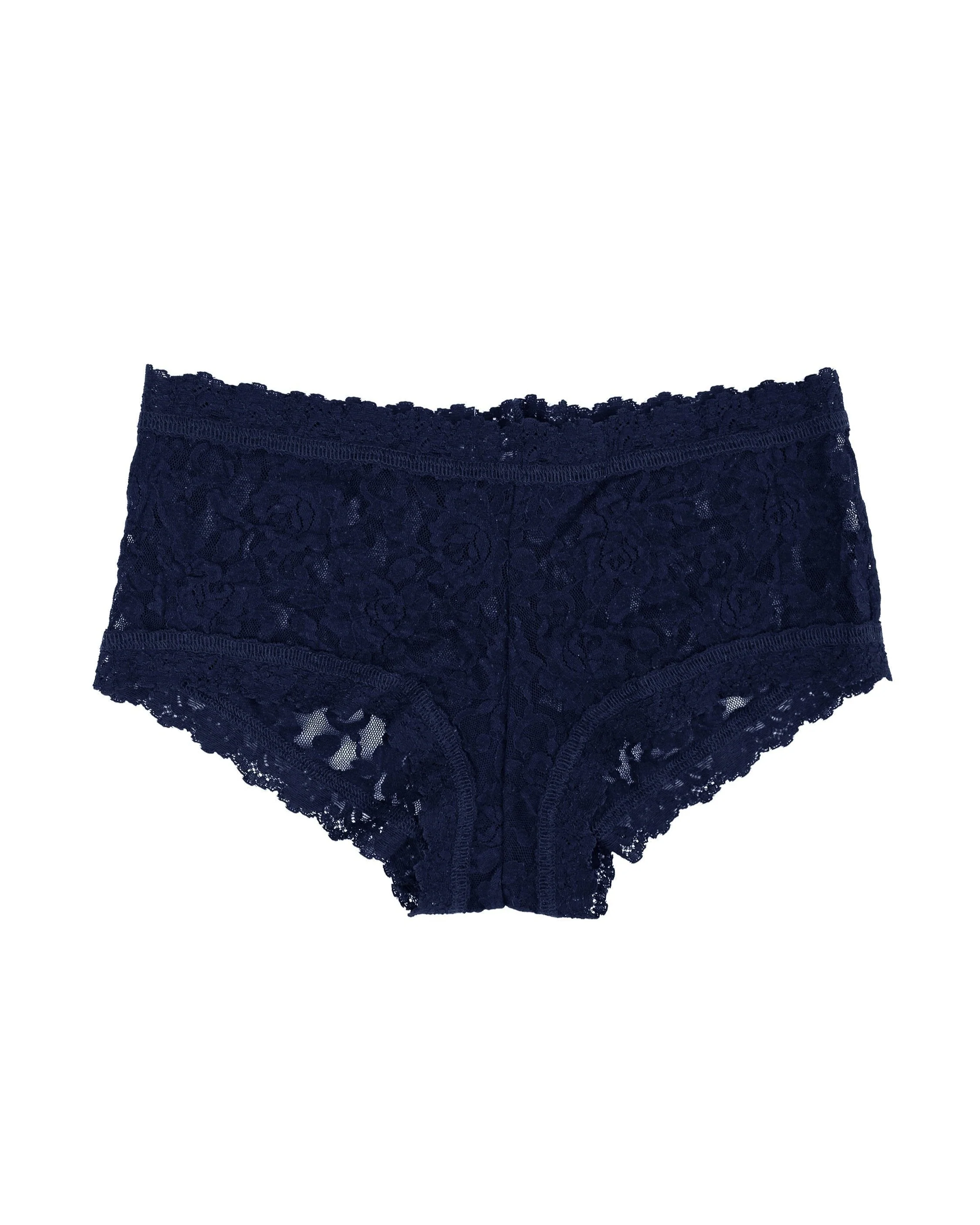 Signature Lace Boyshort Navy - Image 3