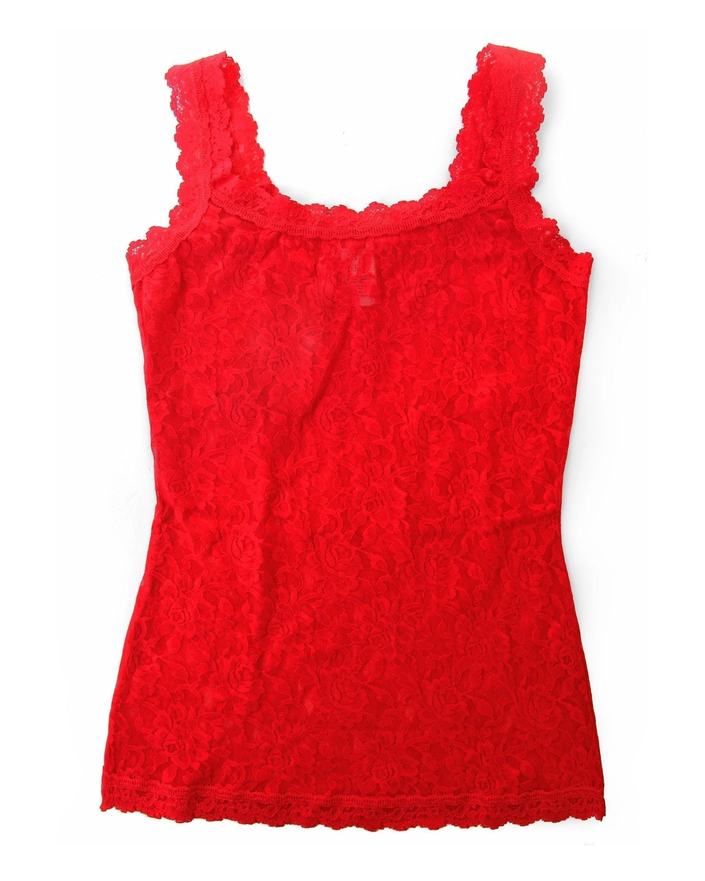 Signature Lace Classic Cami Red - Image 2