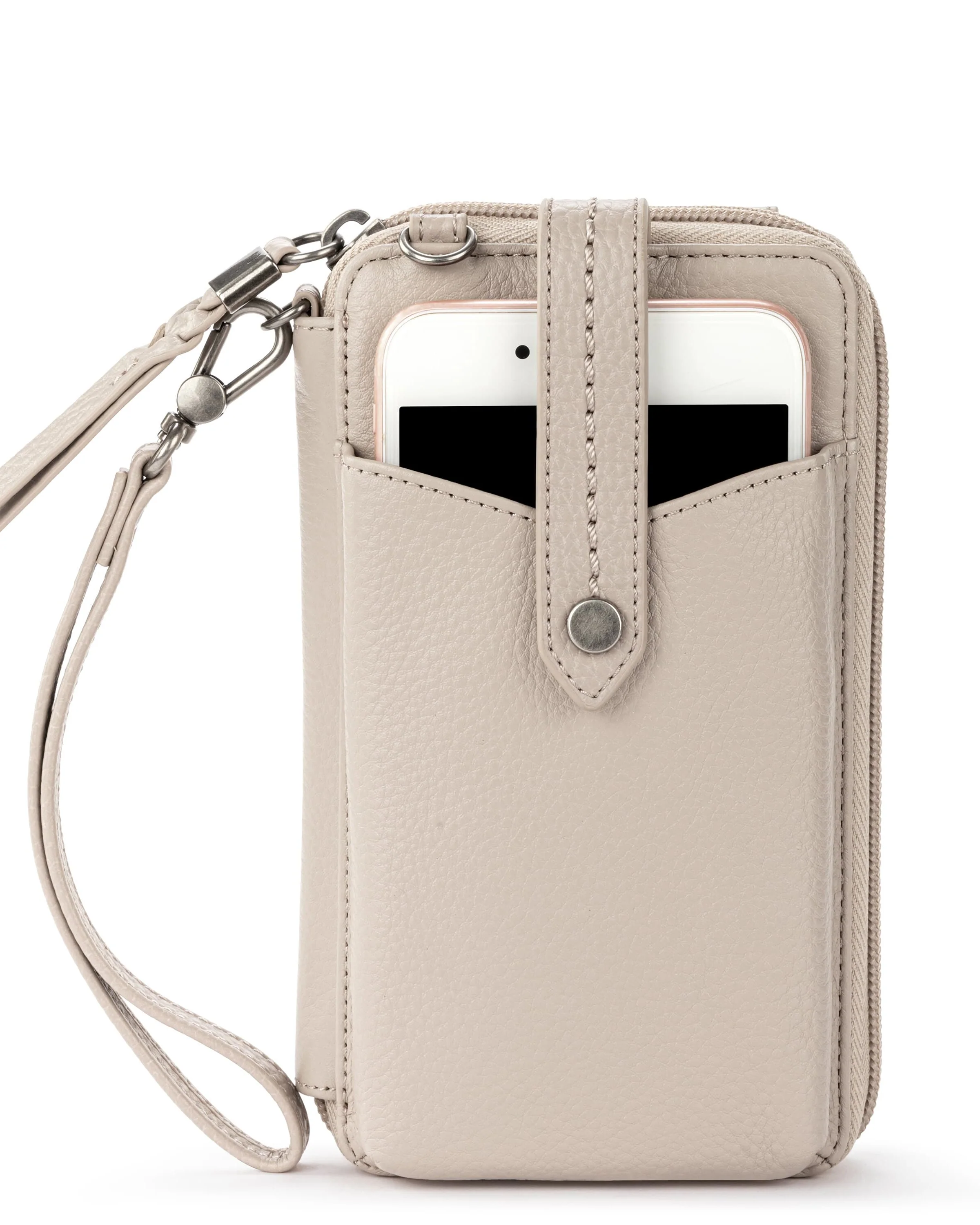 Silverlake Smartphone Wallet - Leather - Sand
