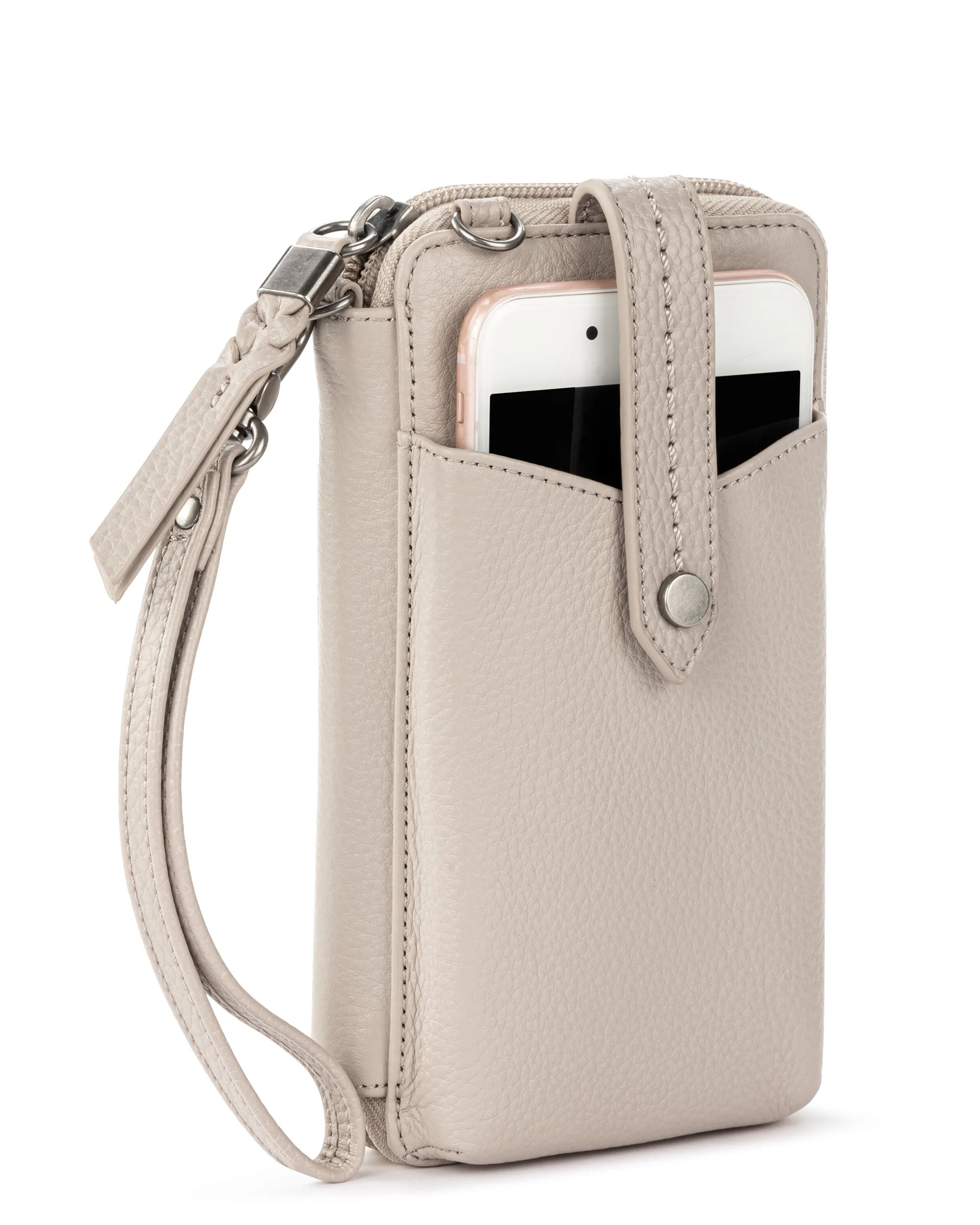 Silverlake Smartphone Wallet - Leather - Sand - Image 3