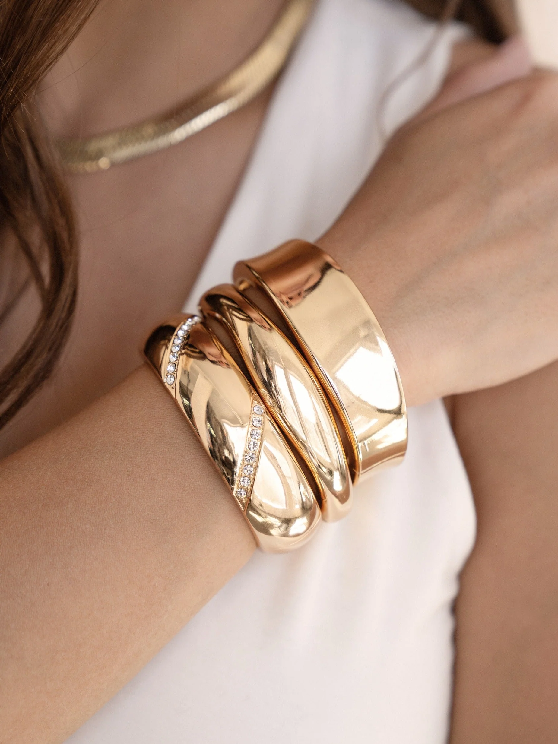 Squared Shine Bangle - Image 2