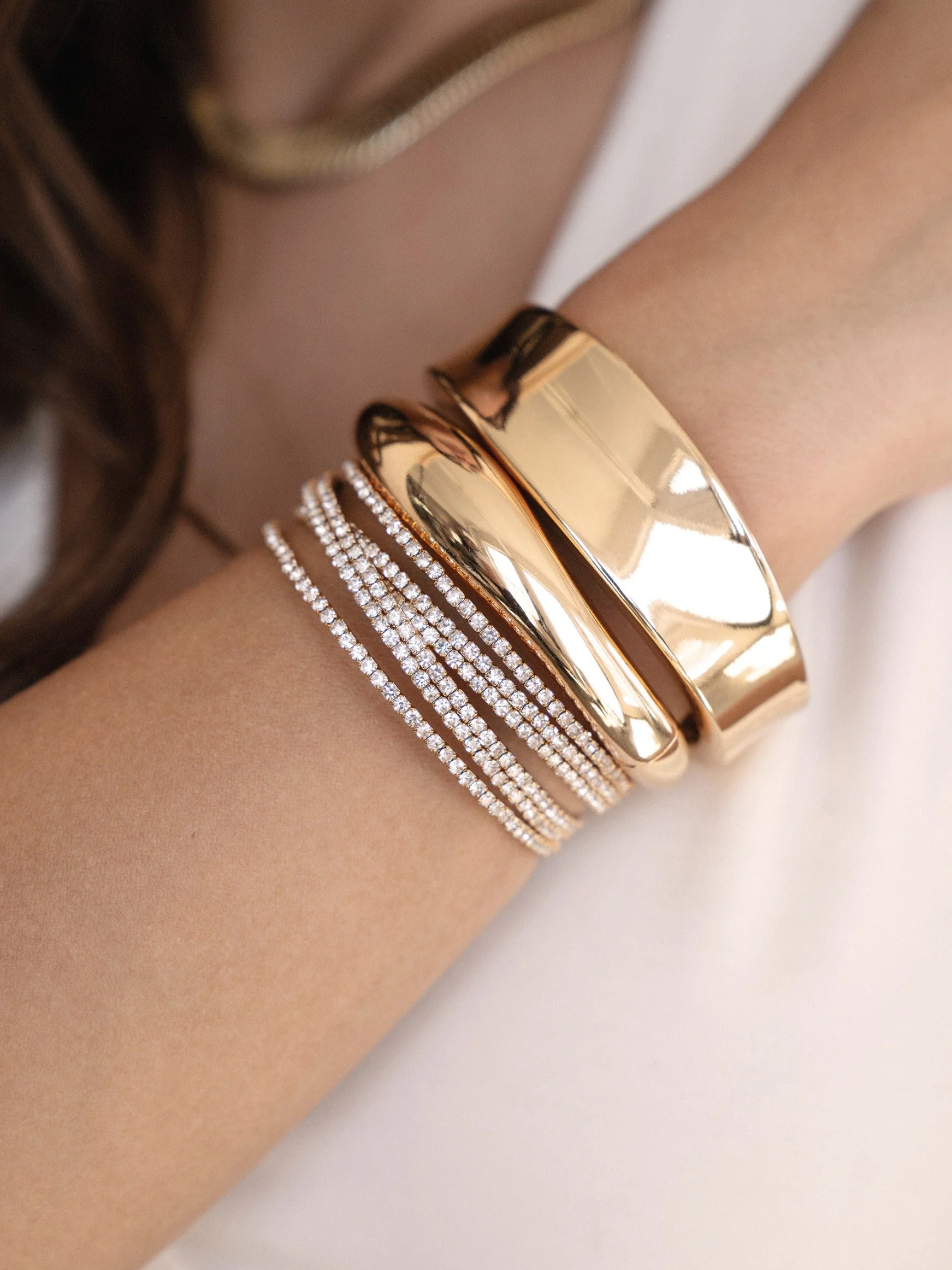 Squared Shine Bangle - Image 4