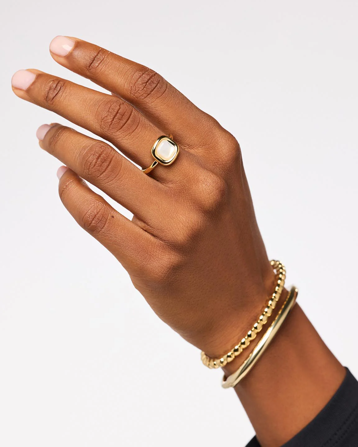 Statement Ring - Clara Ring Mother of Pearl - Image 2