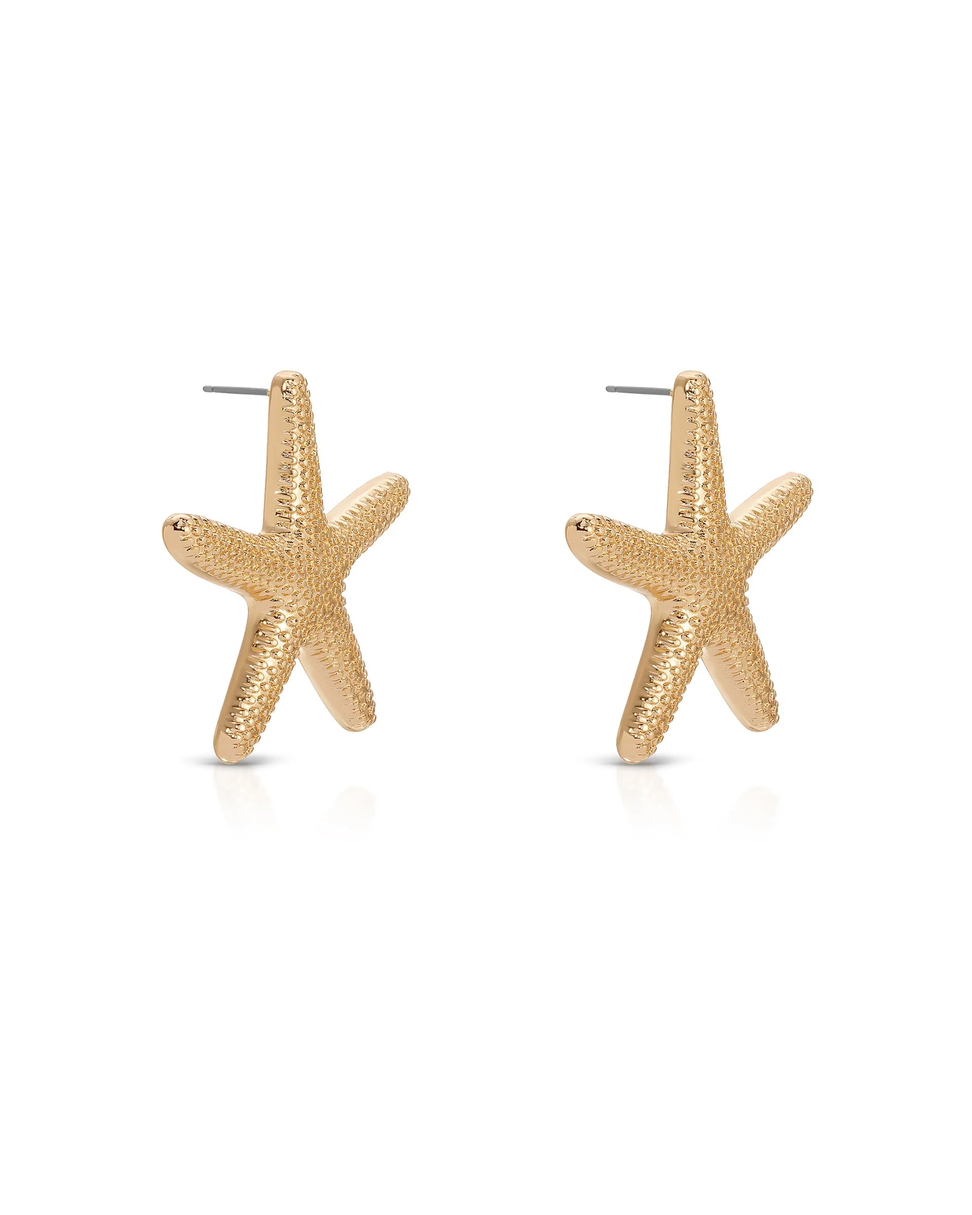 Statement Starfish Stud Earrings - Image 3
