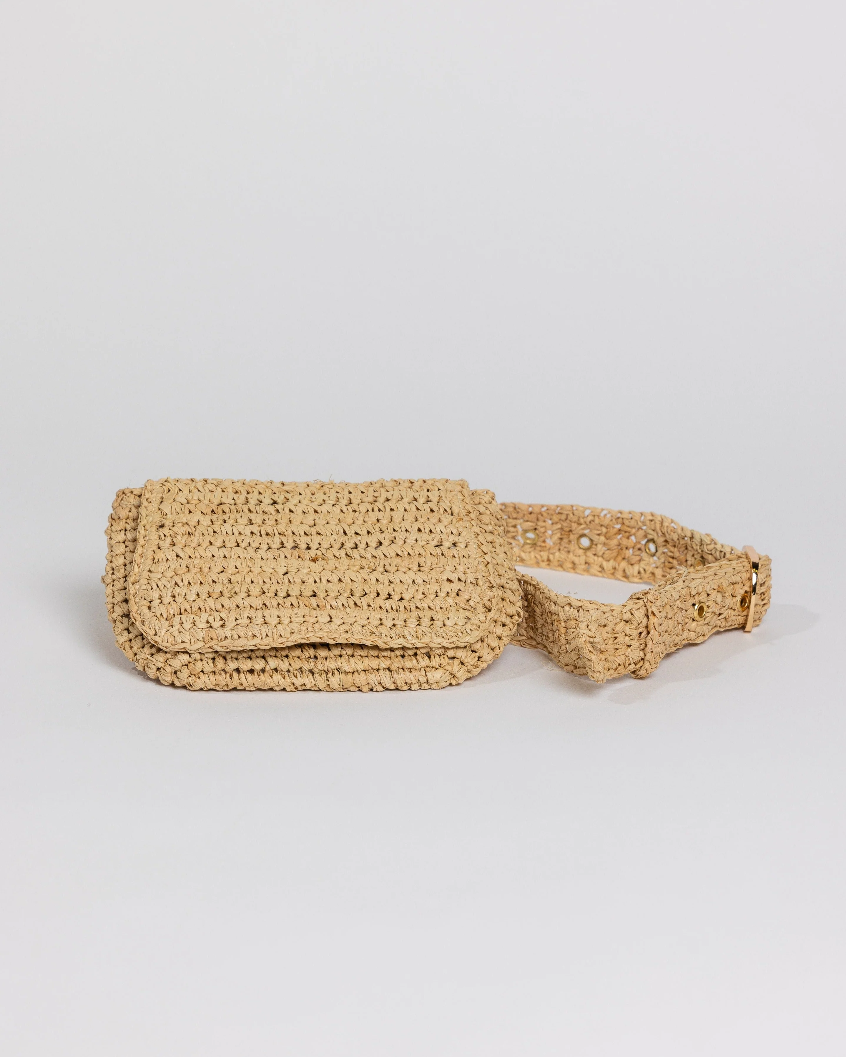 Straw Belt Bag - Image 3