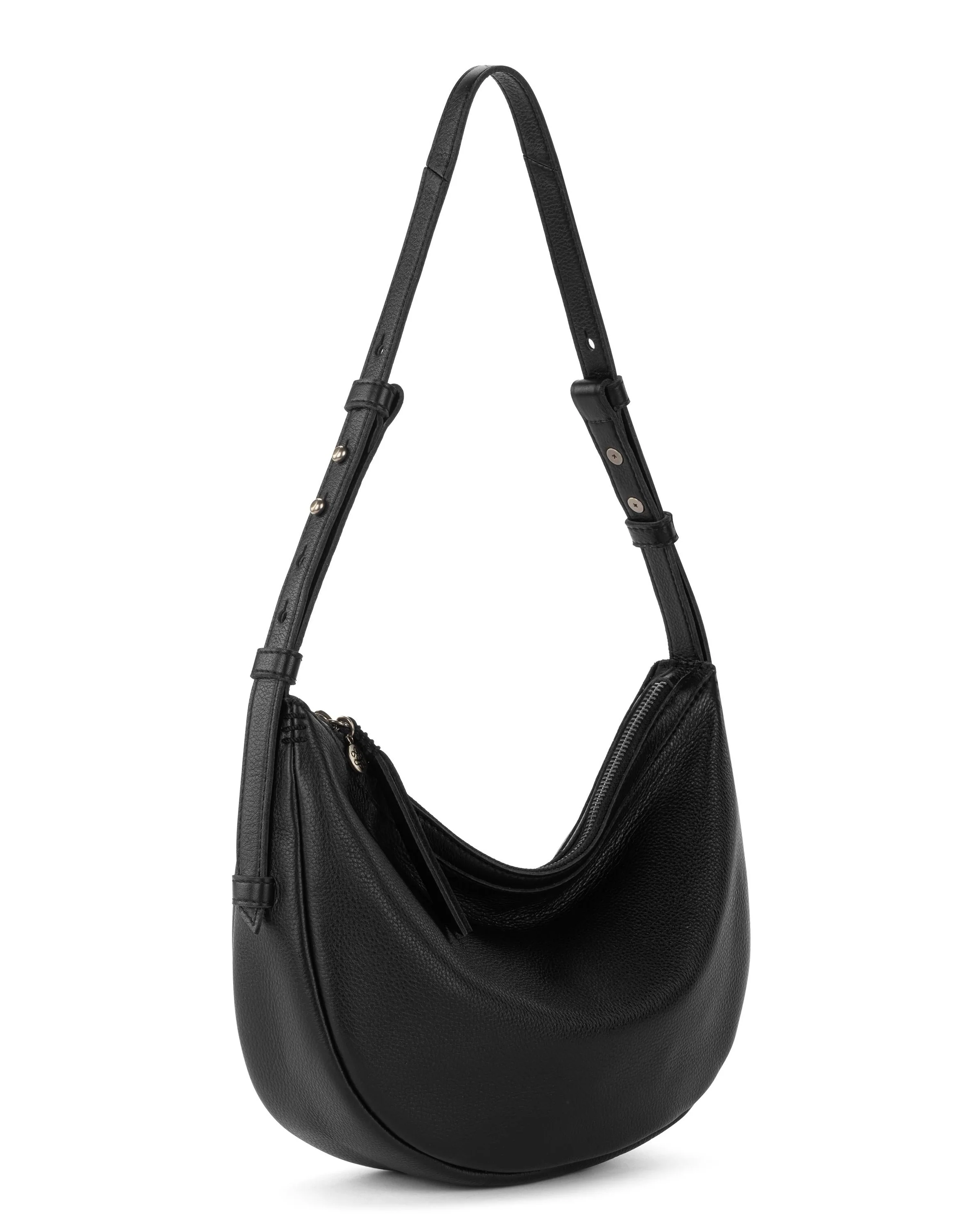 Tess Shoulder Bag - Leather - Black - Image 3