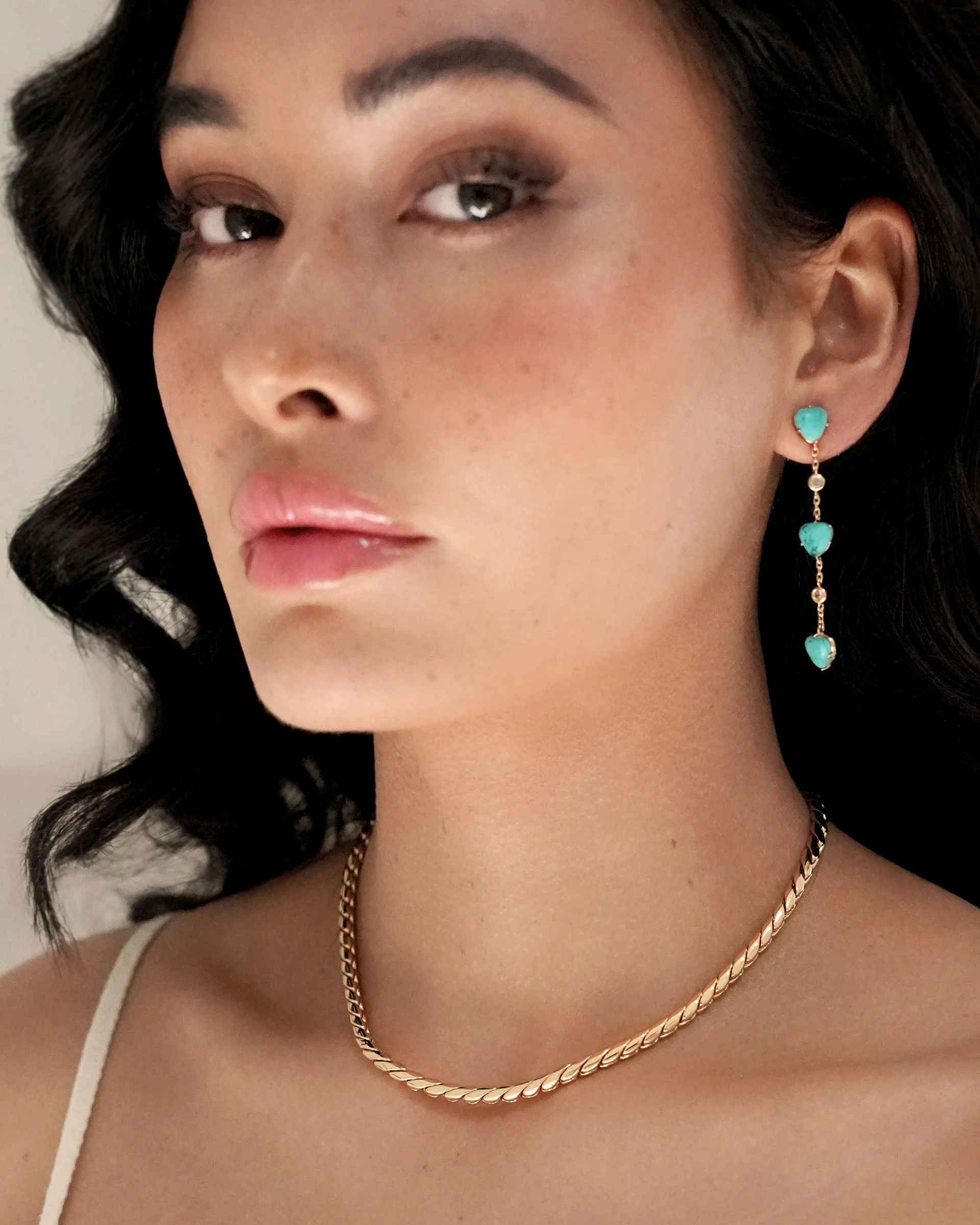 Turquoise Solstice Dangle Earrings - Image 5