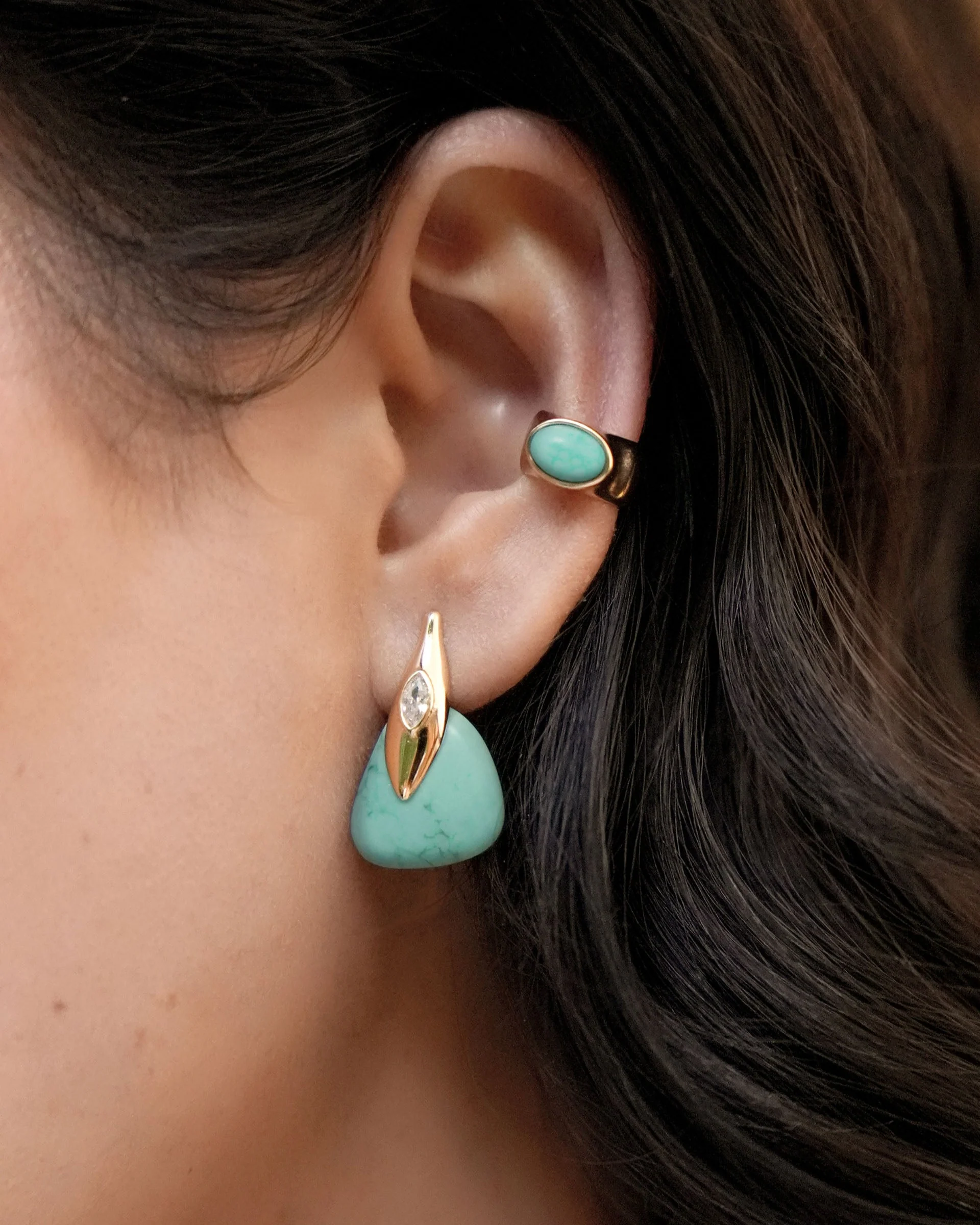 Turquoise Solstice Ear Cuff - Image 3