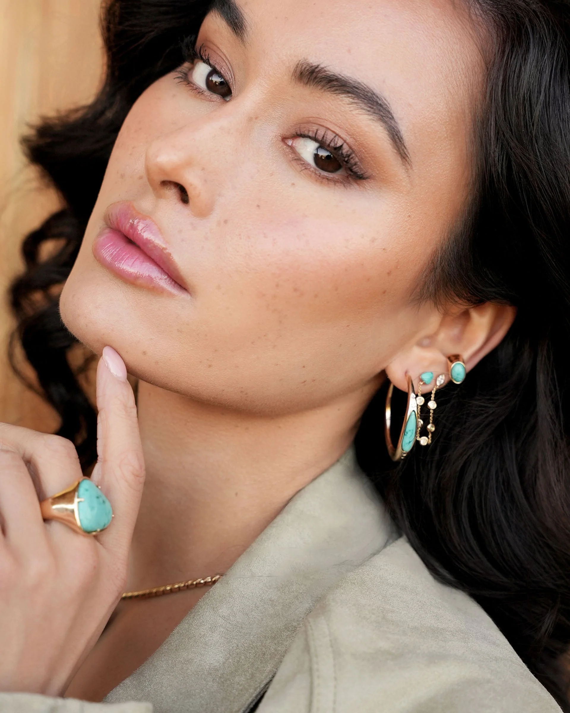 Turquoise Solstice Ear Cuff - Image 4
