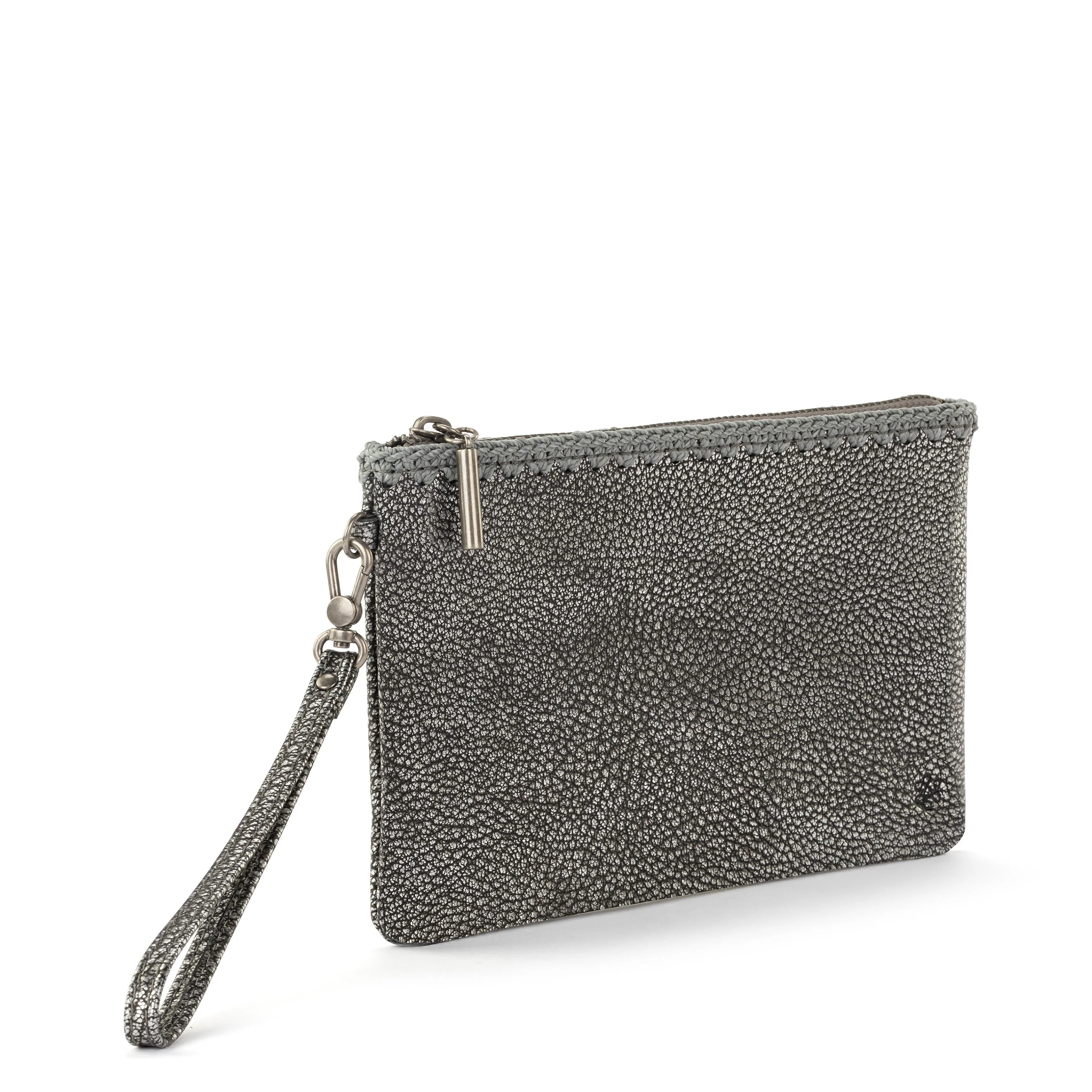 Vita Wristlet - Leather - Dark Silver - Image 2