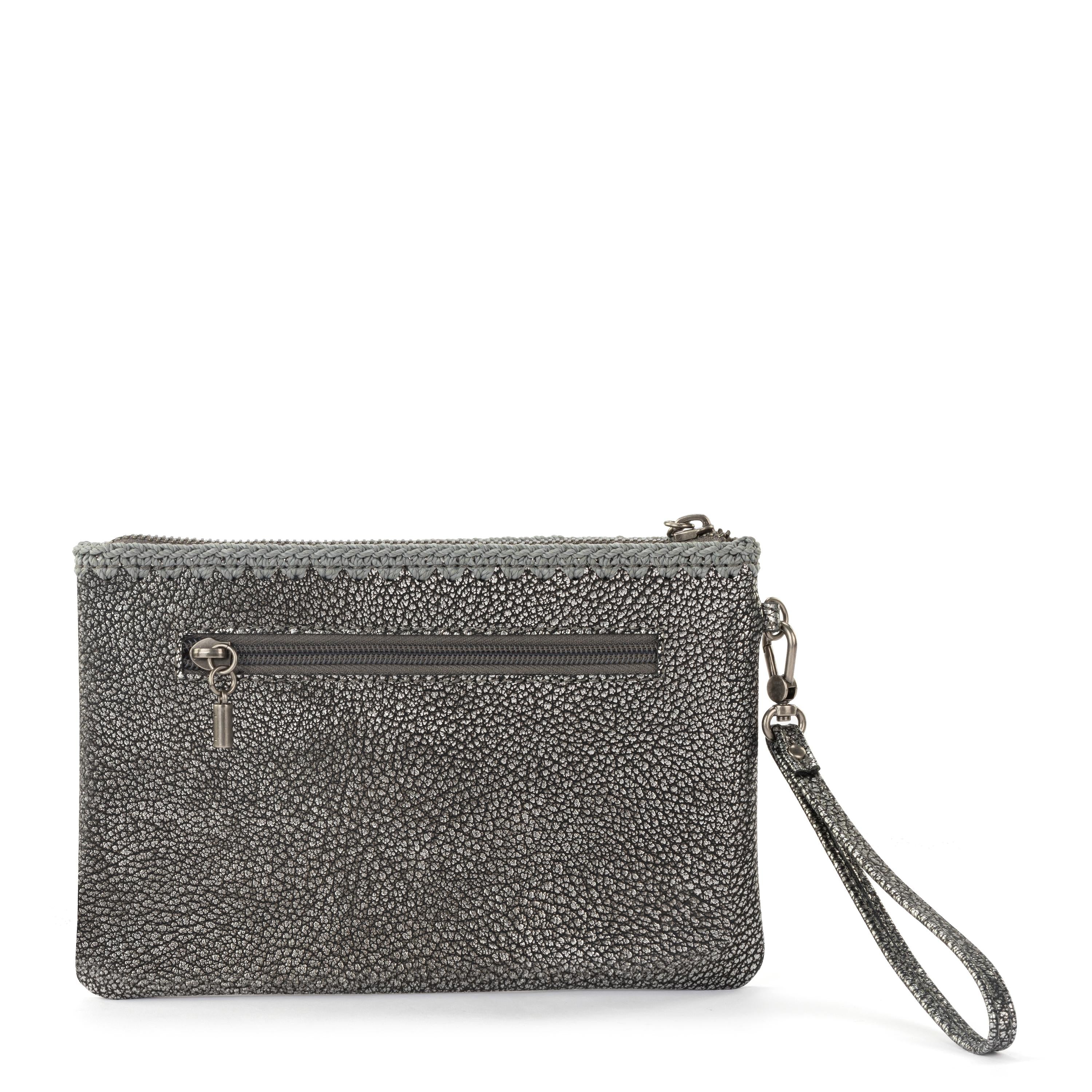 Vita Wristlet - Leather - Dark Silver - Image 4